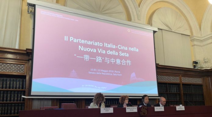 Partenariato Italia Cina nella Nuova Via della Seta