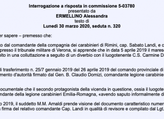 Garantire terzietà nei documenti caratteristici militari