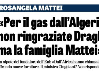 Governo più chiaro sull’accordo con l’Algeria