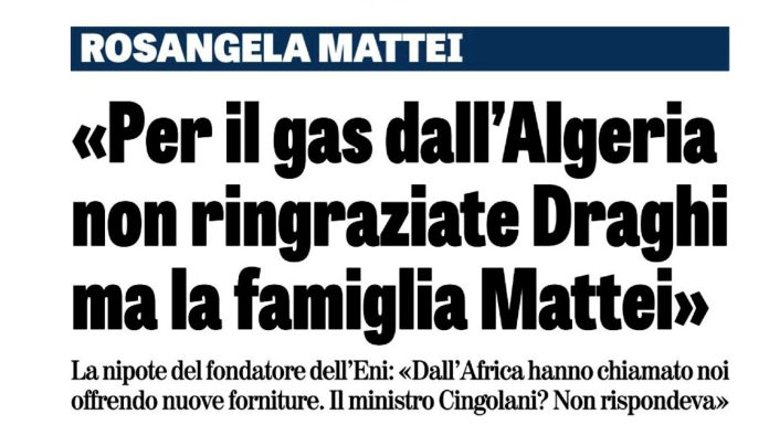 Governo più chiaro sull’accordo con l’Algeria